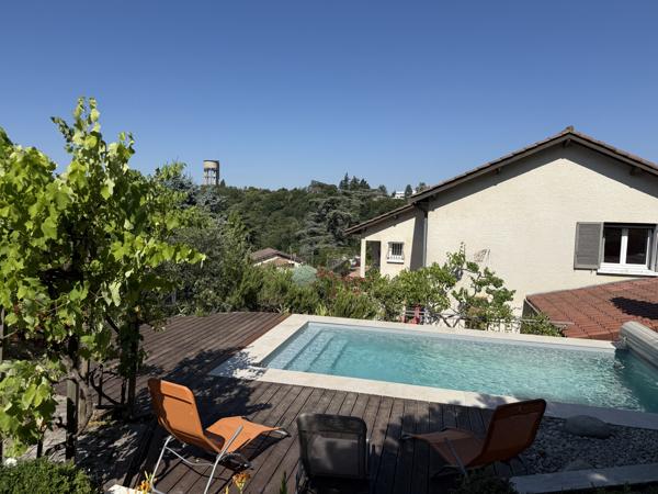 Jolie et spacieuse maison limite Caluire avec superbe vue