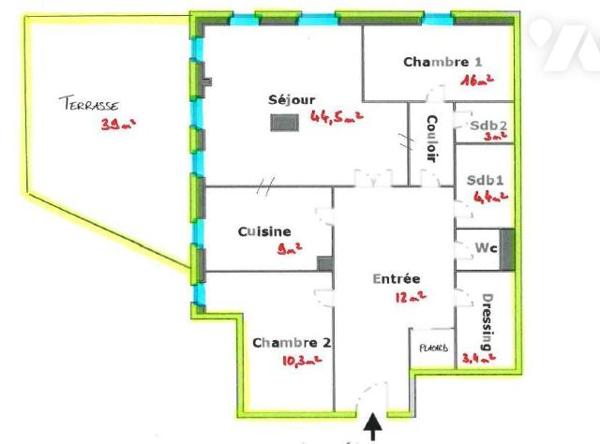 PARIS 5 / MONGE - APPARTEMENT 4 PIÈCES TERRASSE 40M² VUE EXCEPTIONNELLE SUR VERDURE + PARKING + CAVE