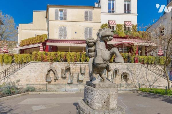 PARIS 5 / MONGE - APPARTEMENT 4 PIÈCES TERRASSE 40M² VUE EXCEPTIONNELLE SUR VERDURE + PARKING + CAVE