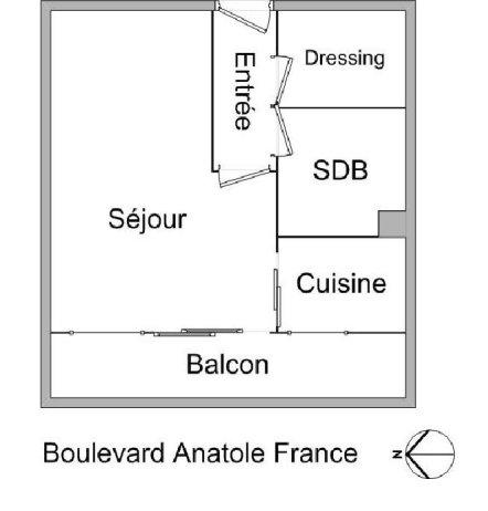 STUDIO A LOUER - LYON 6EME ARRONDISSEMENT Les Brotteaux 26.87 m 2 690 € charges comprises par mois