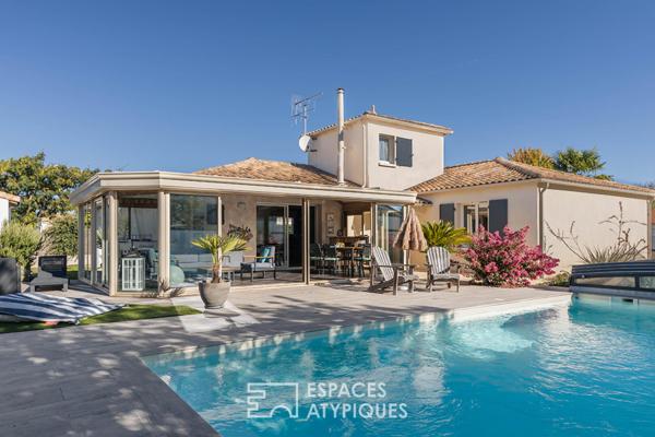 Maison familiale avec piscine au coeur d’Echiré
