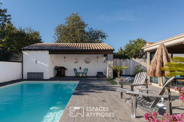 Maison familiale avec piscine au coeur d’Echiré