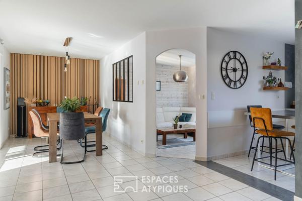 Maison familiale avec piscine au coeur d’Echiré