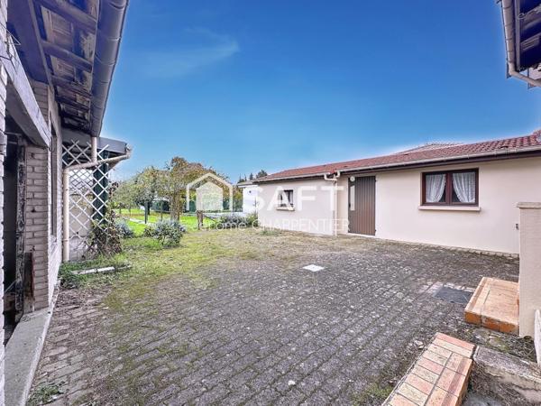 Maison individuelle vivable de plain-pied + terrain divisible