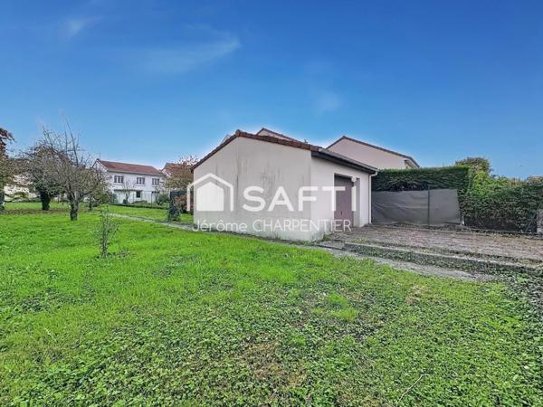 Maison individuelle vivable de plain-pied + terrain divisible