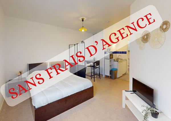 Studio meublé Sans frais d'agence