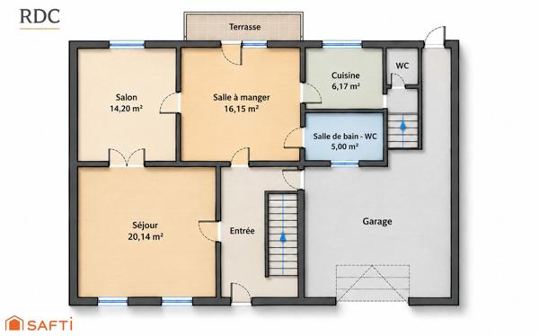 5 chambres, 172m2 : famille ou investisseur