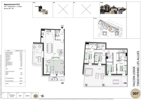 Méribel – Domaine des Trois Vallées – Appartement 5 pièces