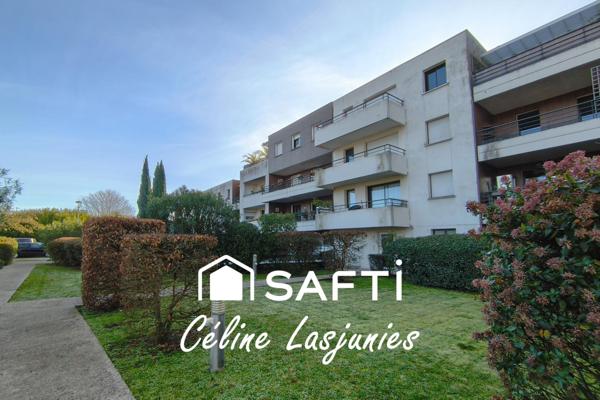 À vendre – T2 lumineux avec balcon, parking et piscine, côté Bordeaux