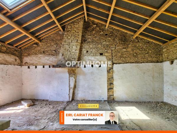 MAISON DE 103 M² A FINIR, L’ENSEMBLE SUR 775 M² DE TERRAIN CLOS