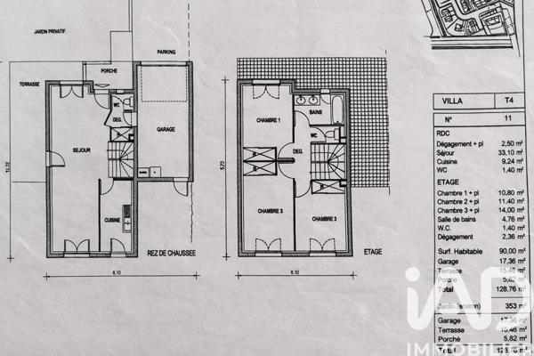 Maison à vendre 4 pièces 90 m² Pau