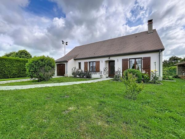 TREHET (41)-Maison de plain pied à vendre-86m²- 4 pièces - garage, terrasse, barbecue, jardin de 1025m²