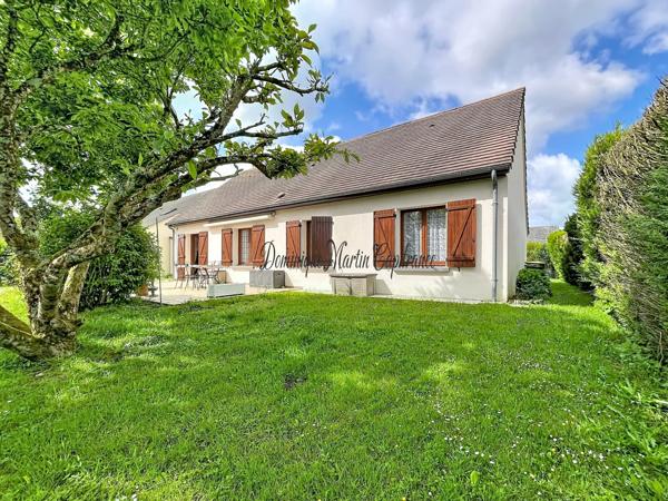 TREHET (41)-Maison de plain pied à vendre-86m²- 4 pièces - garage, terrasse, barbecue, jardin de 1025m²