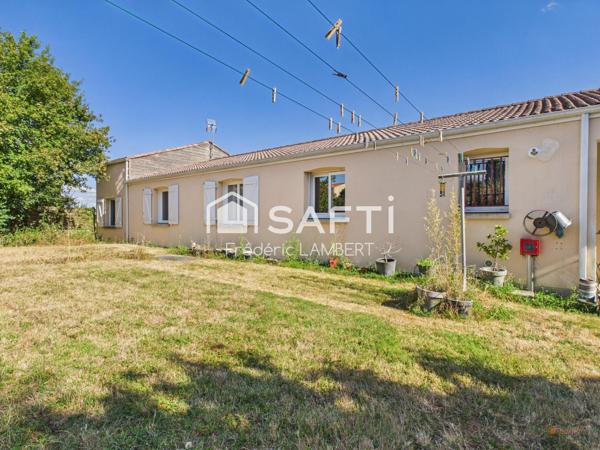 Magné : maison familiale de 200 m² avec 5 chambres