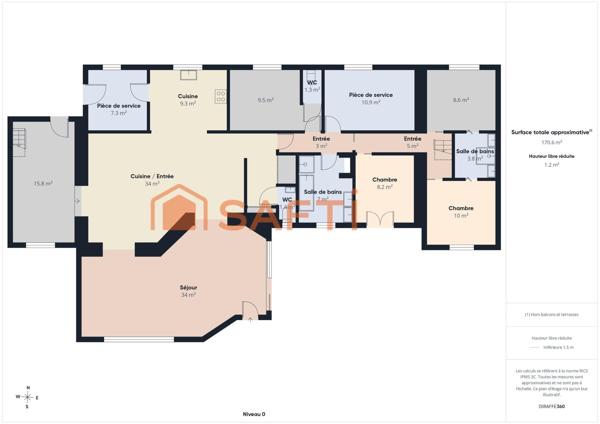 Magné : maison familiale de 200 m² avec 5 chambres