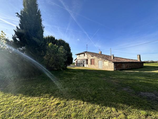 Escazeaux (82500) FERME A RENOVER AVEC DEPENDANCES ET GRAND TERRAIN