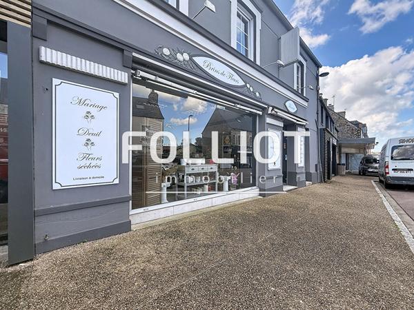 À VENDRE LOCAL COMMERCIAL ET HABITATION AU COEUR DE BARNEVILLE-CARTERET