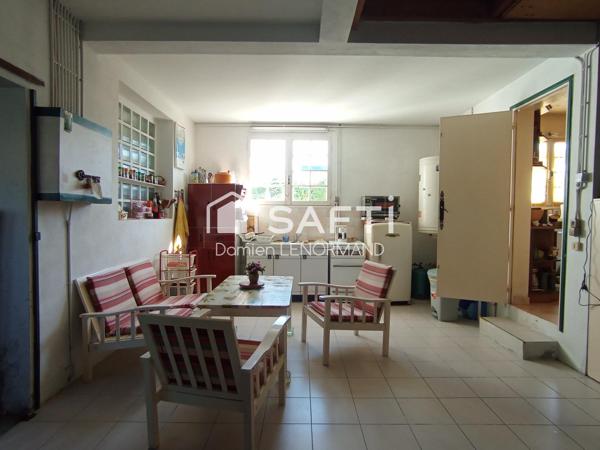 Maison de 102 m2 & terrain de 2619 m2 divisible