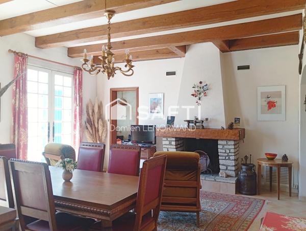 Maison de 102 m2 & terrain de 2619 m2 divisible