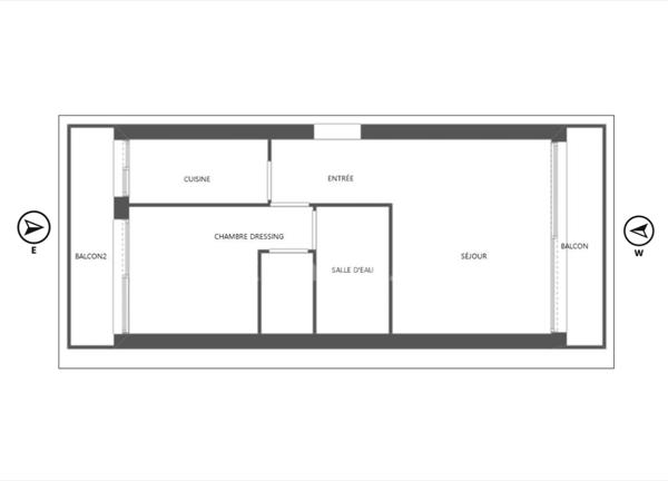 Appartement à vendre 2 pièces PARIS 20EME - Un balcon sur la plus belle ville du monde : Paris à vos pieds et le ciel pour vous seul !