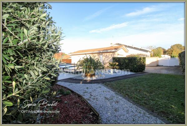 BASSIN D'ARCACHON - Coeur de GUJAN-MESTRAS - Maison familiale 4 chambres avec grand garage et piscine