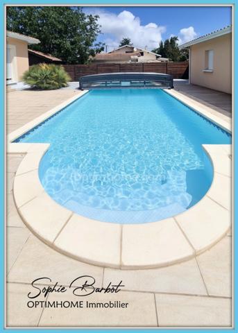 BASSIN D'ARCACHON - Coeur de GUJAN-MESTRAS - Maison familiale 4 chambres avec grand garage et piscine