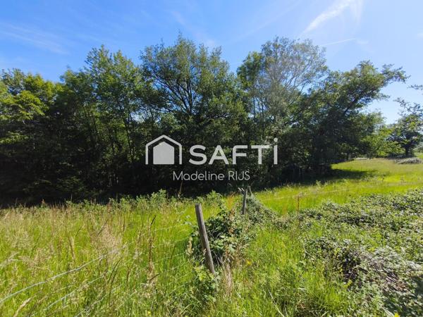 Terrain constructible de 4 400 m2.