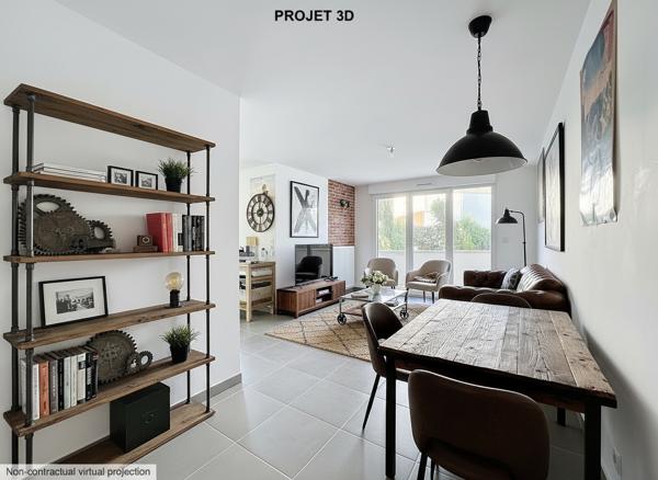 Appartement 3 pièces 58.41 m2