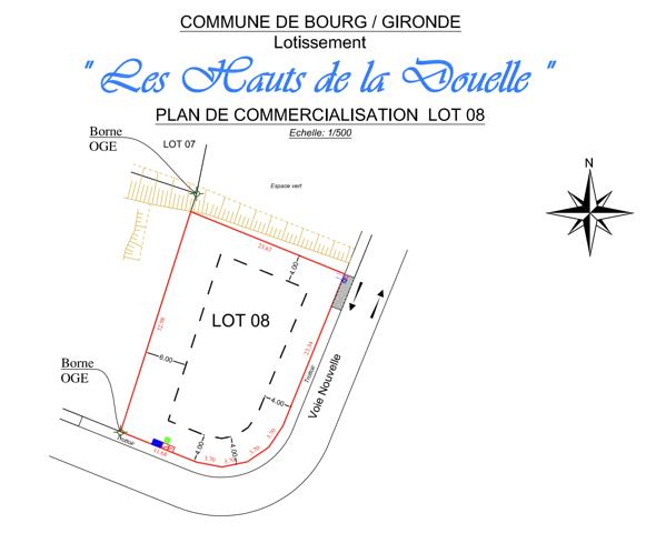 Terrain à vendre 715 m² Bourg