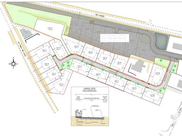 Terrain à vendre 715 m² Bourg