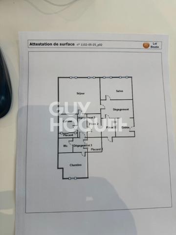 Appartement Aubenas 4 pièce(s) 93 m2