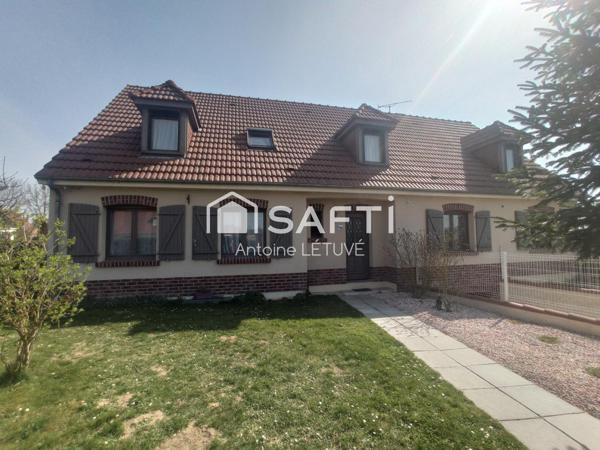 Pavillon 4 Chambres,  2 bureaux, sous sol complet