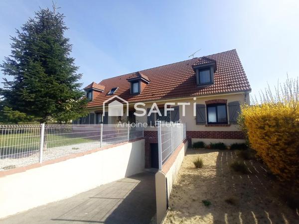 Pavillon 4 Chambres,  2 bureaux, sous sol complet