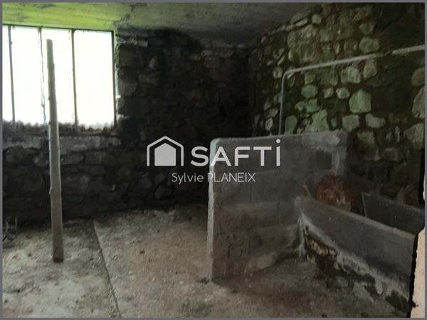 Magnifique ensemble immobilier avec grange, cave, étable, atelier, terrain agricole à Flayat !