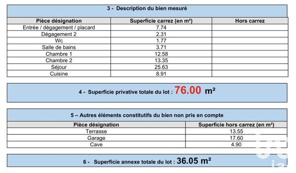 Appartement à vendre 3 pièces 76 m² Saint-Raphaël