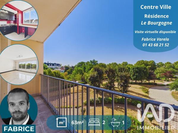 Appartement à vendre 3 pièces 62,35 m² Maisons-Alfort