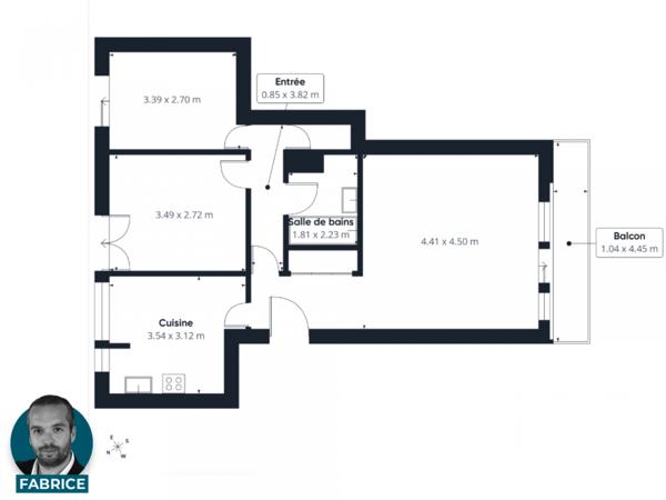 Appartement à vendre 3 pièces 62,35 m² Maisons-Alfort