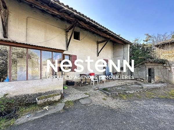 A vendre: Maison mitoyenne avec terrain à rénover - 69220 DRACE