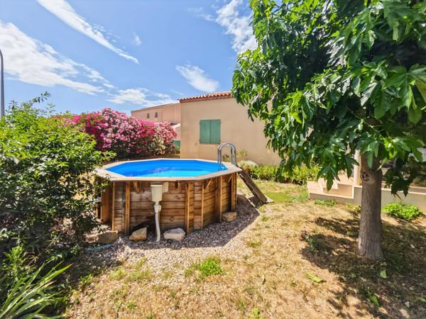 Maison à vendre Saint-André-de-Sangonis – Villa 127 m² – 4 chambres – bureau – terrain 576 m² – terrasse – sans vis-à-vis