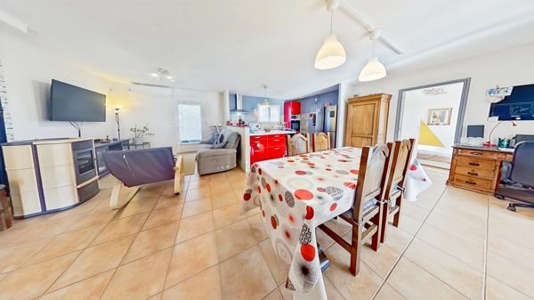 Maison à vendre Saint-André-de-Sangonis – Villa 127 m² – 4 chambres – bureau – terrain 576 m² – terrasse – sans vis-à-vis