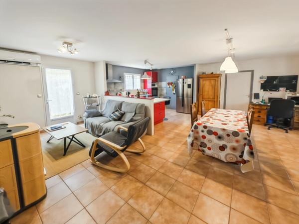 Maison à vendre Saint-André-de-Sangonis – Villa 127 m² – 4 chambres – bureau – terrain 576 m² – terrasse – sans vis-à-vis