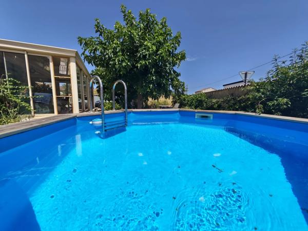 Maison à vendre Saint-André-de-Sangonis – Villa 127 m² – 4 chambres – bureau – terrain 576 m² – terrasse – sans vis-à-vis
