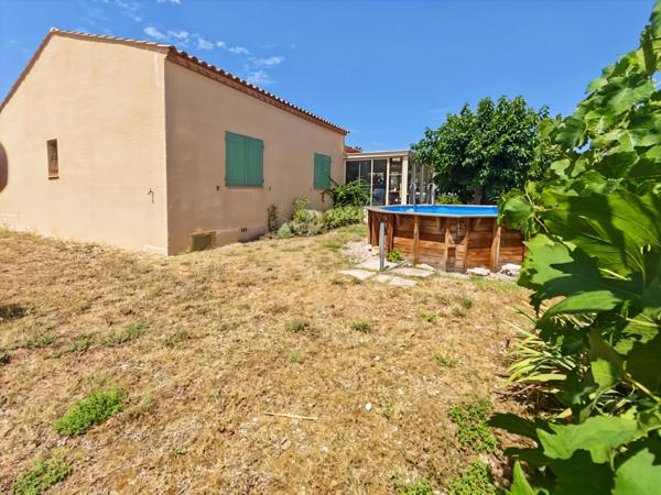 Maison à vendre Saint-André-de-Sangonis – Villa 127 m² – 4 chambres – bureau – terrain 576 m² – terrasse – sans vis-à-vis