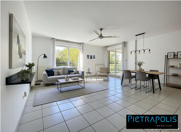 RARE dans résidence de 2006– Superbe T4 de 86,20 m² avec terrasse 10 m2, cave et garage – Le Vallon, Sainte-Foy-lès-Lyon