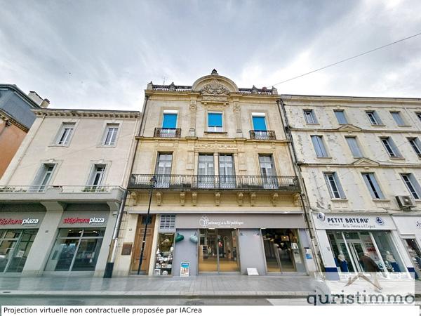 Orange (84100) À vendre – Grand appartement haussmannien au cœur d’Orange