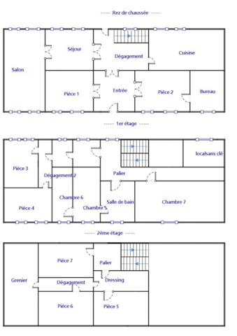 Ensemble immobilier de caractère avec jardin de 1 500 m² au cœur de Meaux
