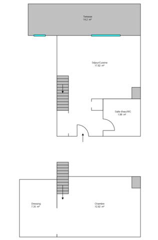 Appartement à LA SEYNE-SUR-MER, 83500 - 2 pièces 41m²