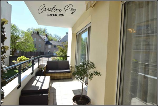 Nantes (44000) NANTES – Quartier recherché Viarmes / Procès appartement T2 avec balcon.