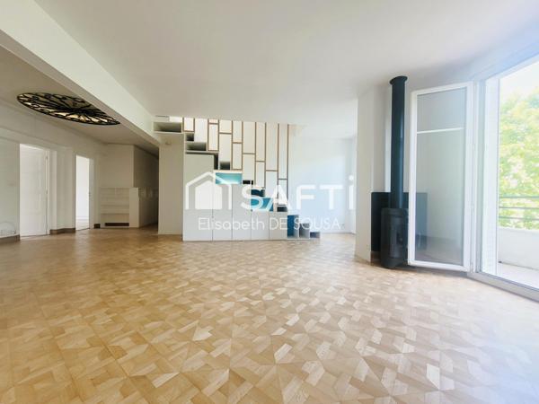 Duplex dernier étage - 4 chambres- 3 SDB - Balcon