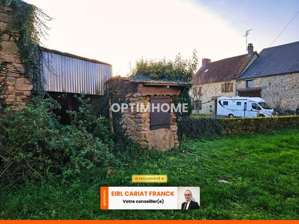 GRANGE AVEC ANCIENNE MAISON A RENOVER SUR DE 131.9 M² AVEC TERRAIN SUR 410 M² DE TERRAIN CLOS :